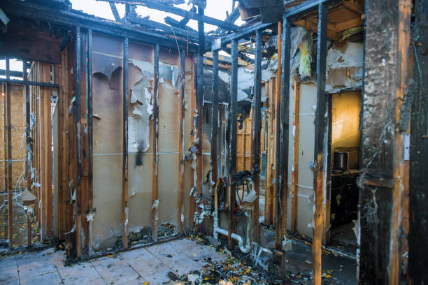 Professional Fire Board Up technician working in Dunn Loring, VA